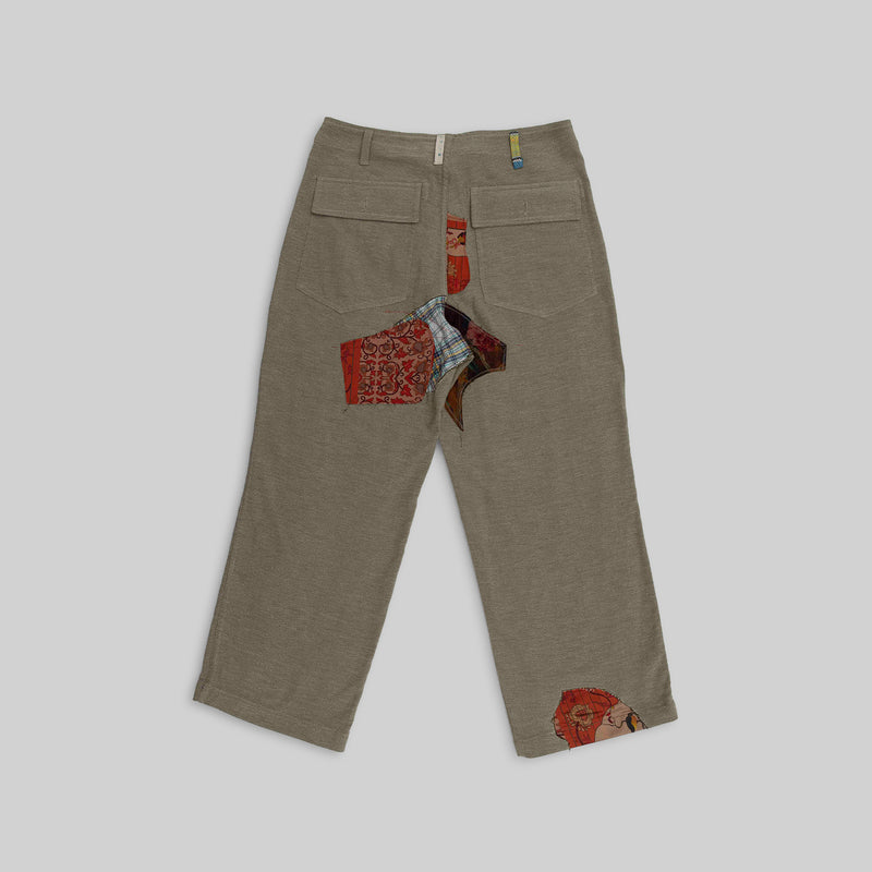 Handwoven Patched Pants