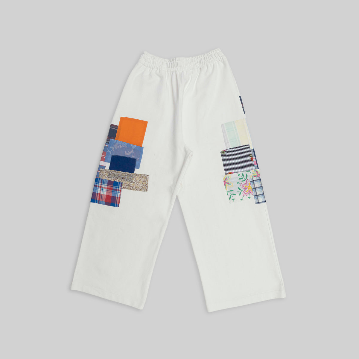 Patchwork Wide Leg Pants