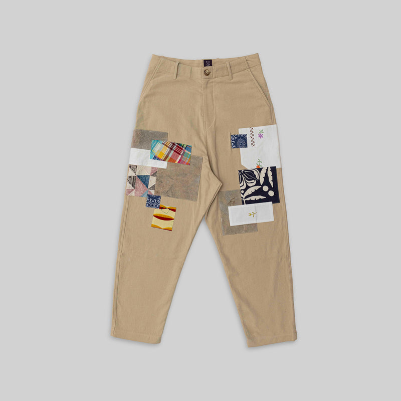 Handwoven Patched Pants