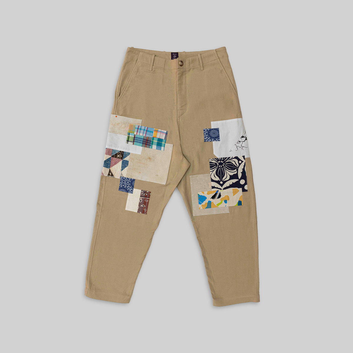 Handwoven Patched Pants