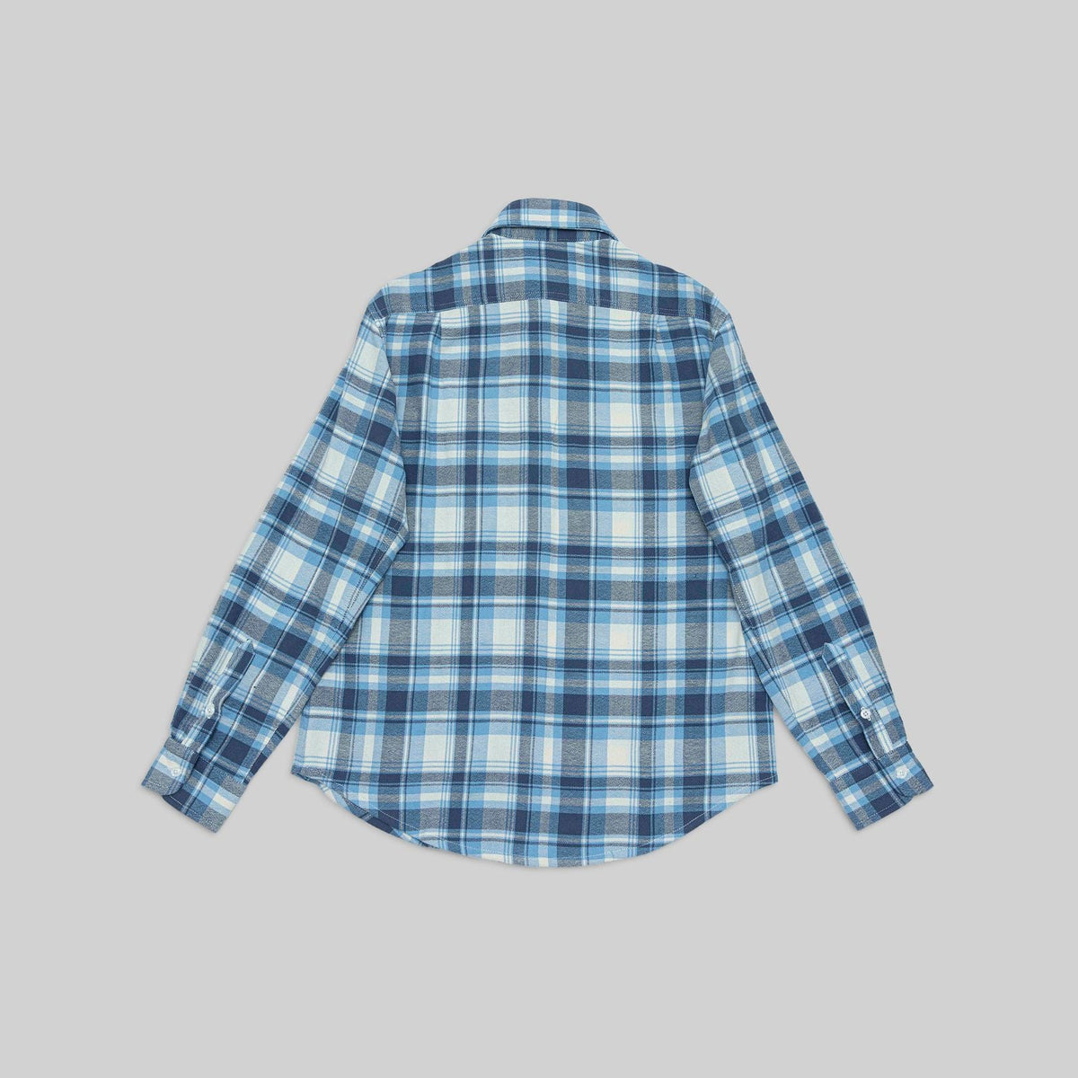 Chemise à carreaux tissée à la main