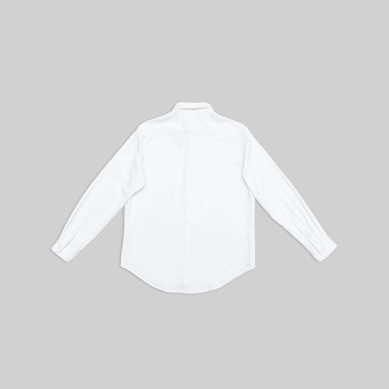 Chemise blanche tissée à la main