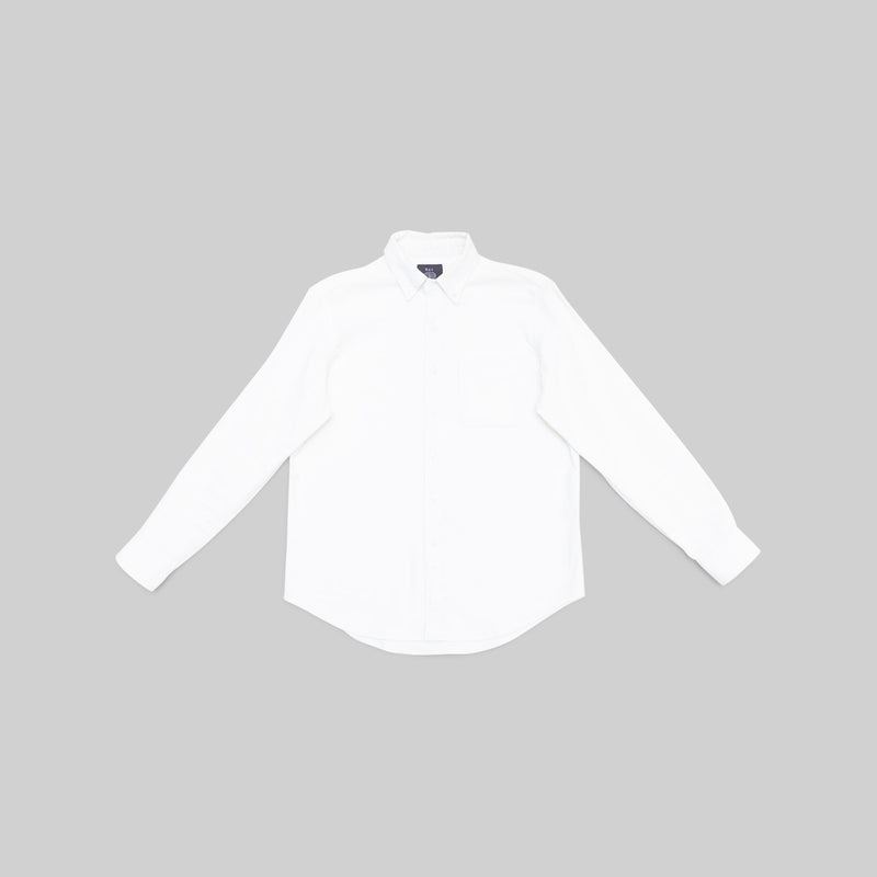 Chemise blanche tissée à la main