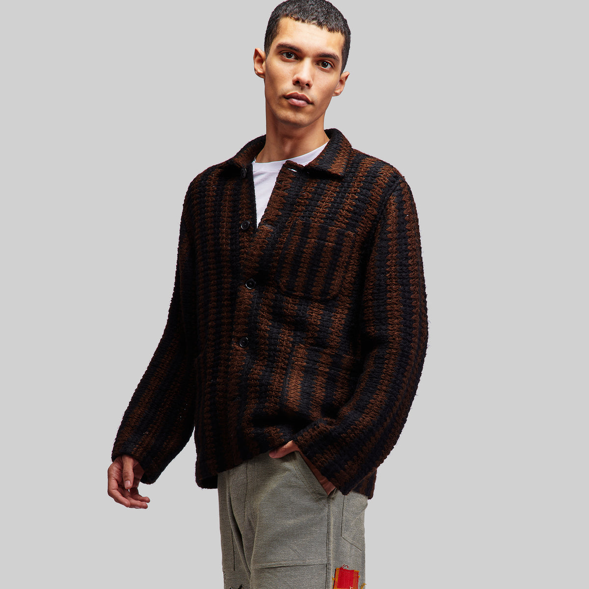 chemise de travail au crochet