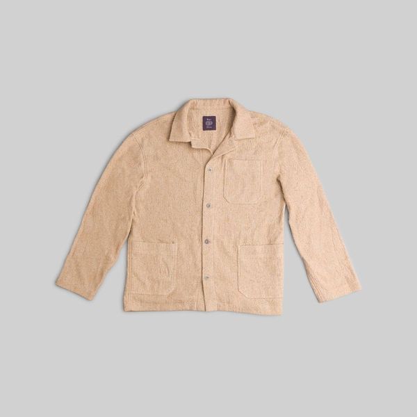 Handwoven Beige Workshirt