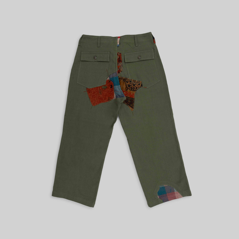 Handwoven Patched Pants