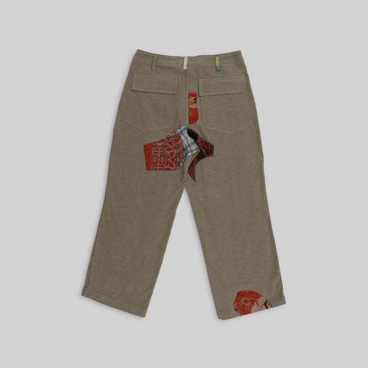 Handwoven Patched Pants