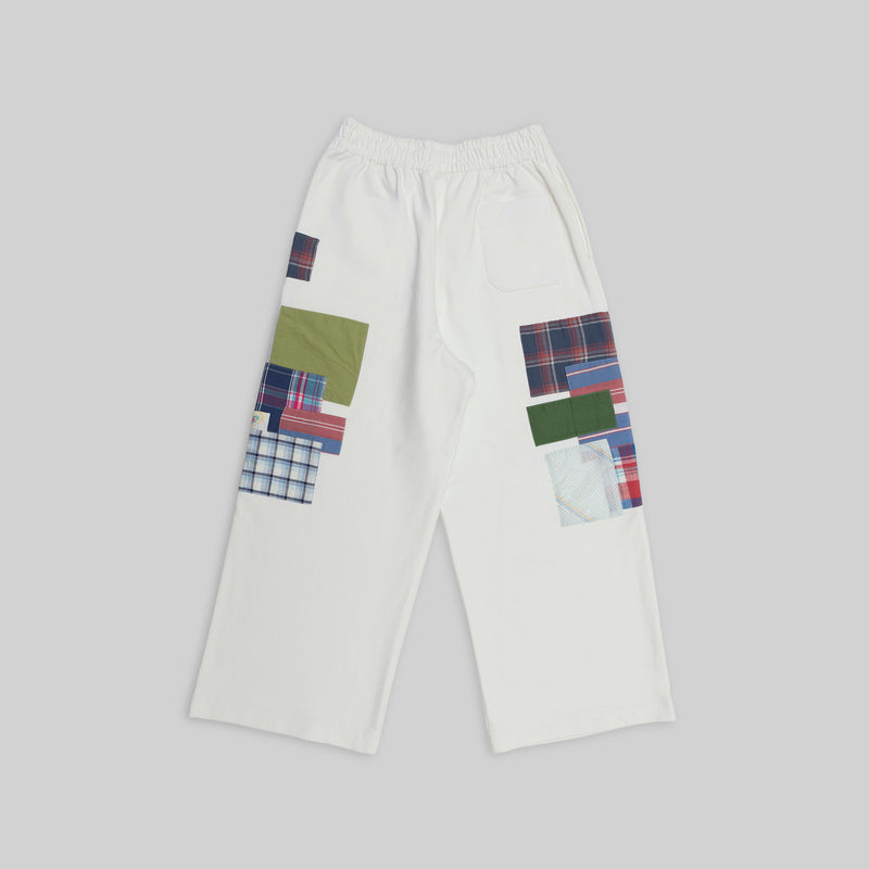 Patchwork Wide Leg Pants