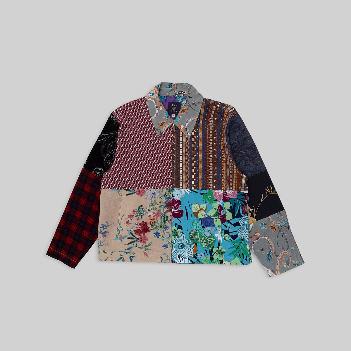Patchwork Zip Jacket