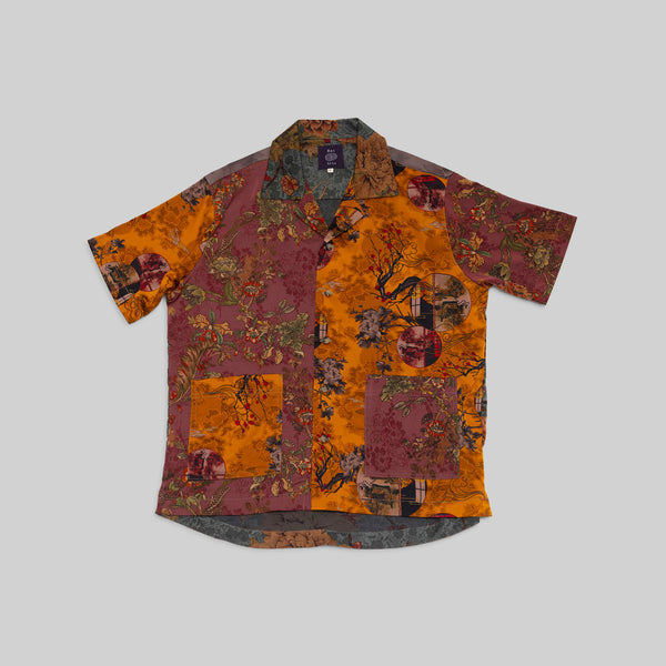 Silk Patchwork Camp Shirt – RES IPSA EU