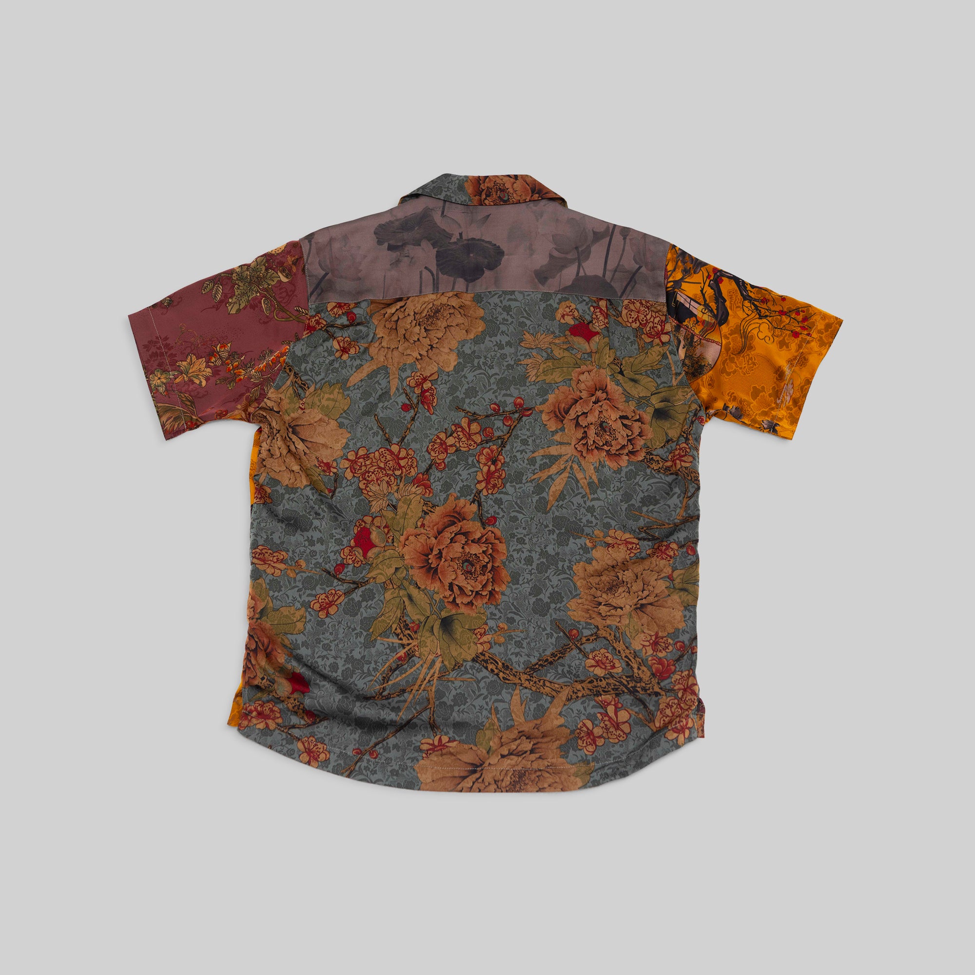 Silk Patchwork Camp Shirt – RES IPSA EU