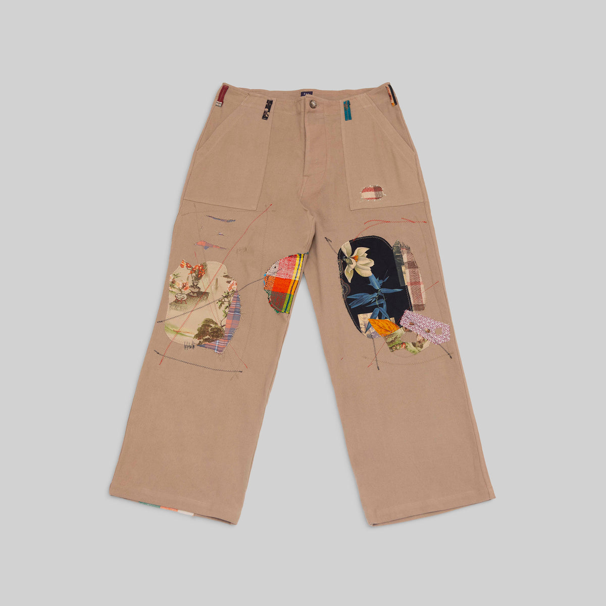 Handwoven Patched Pants