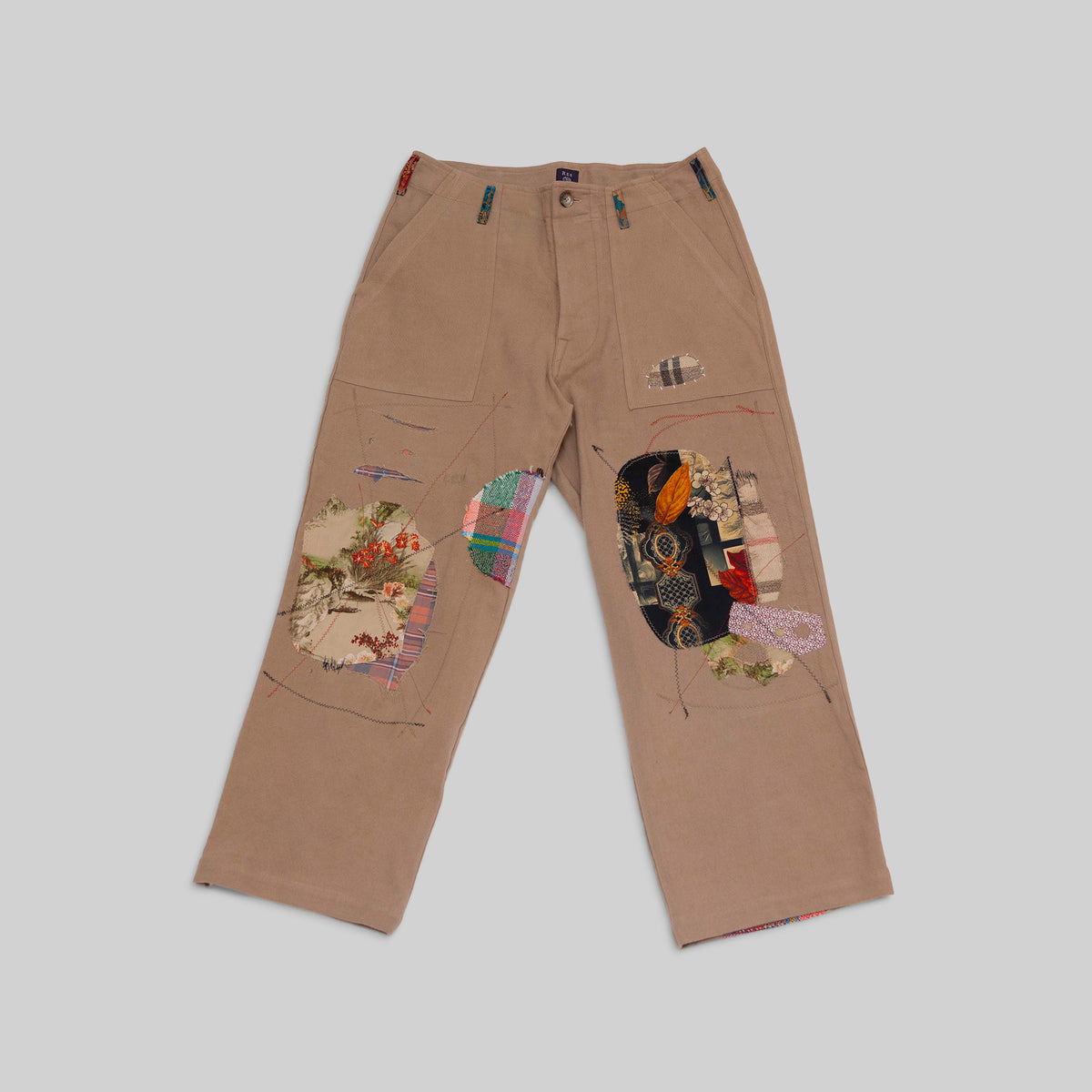 Handwoven Patched Pants