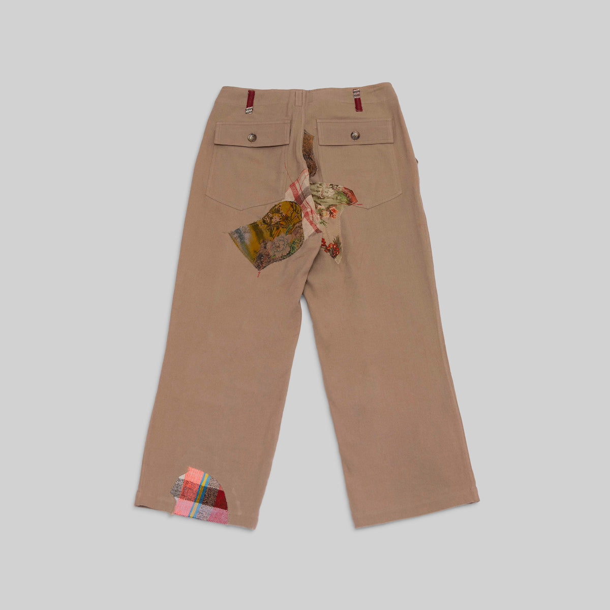 Handwoven Patched Pants