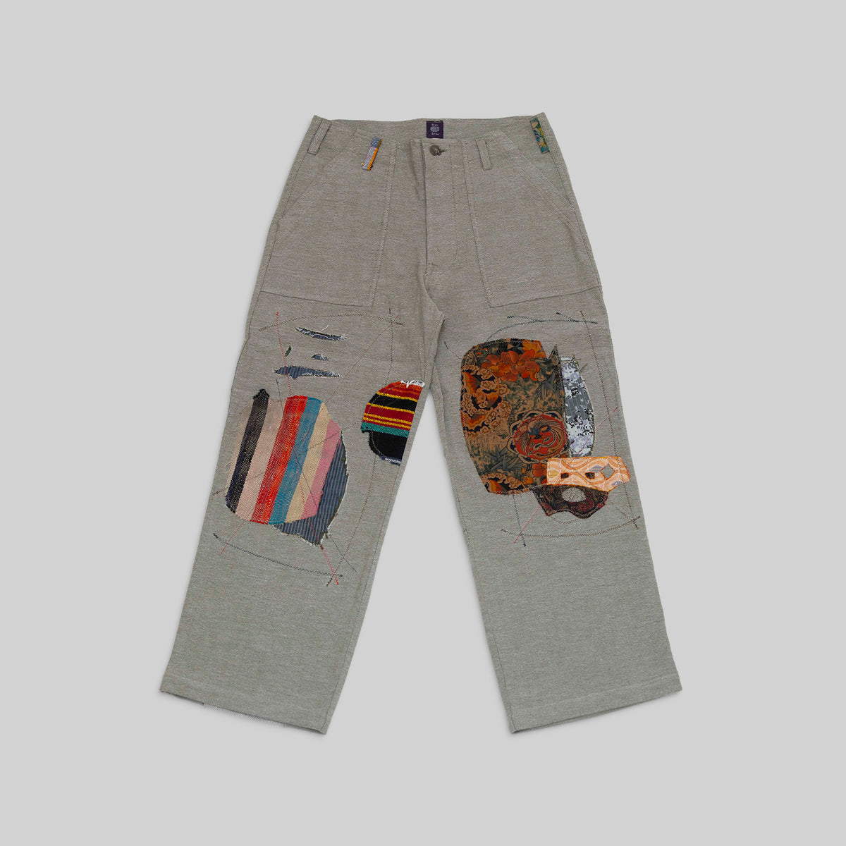 Handwoven Patched Pants