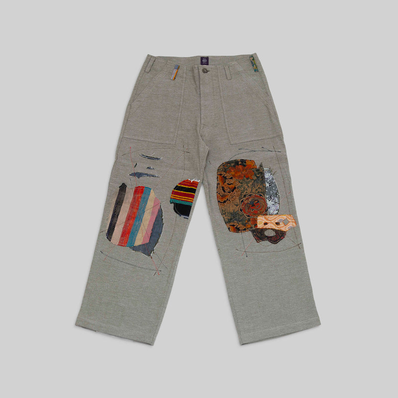 Handwoven Patched Pants