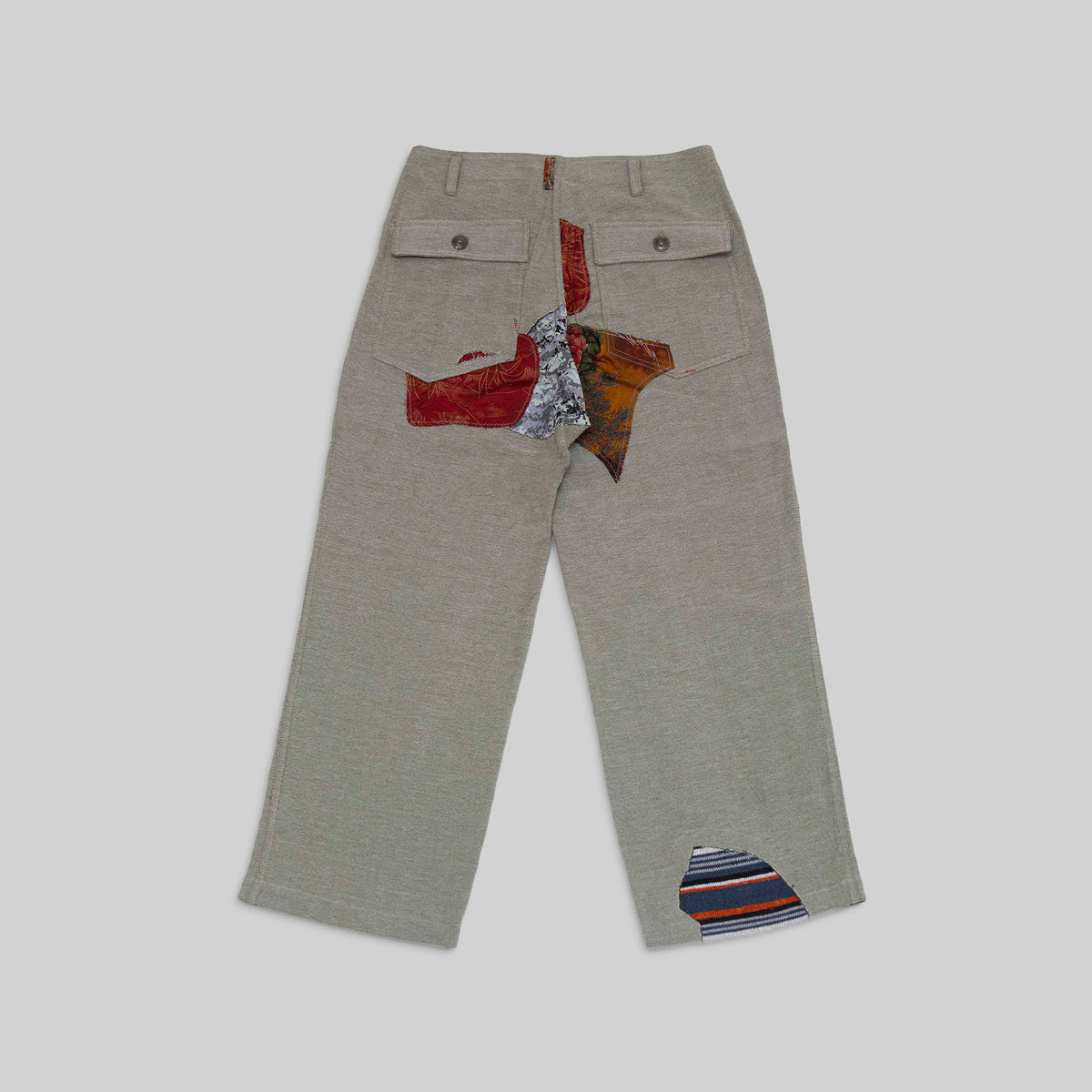 Handwoven Patched Pants