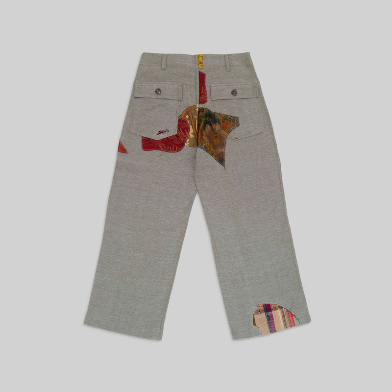 Handwoven Patched Pants