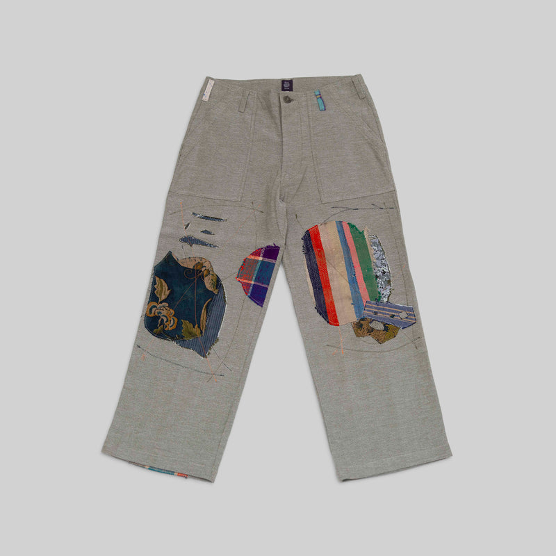 Handwoven Patched Pants