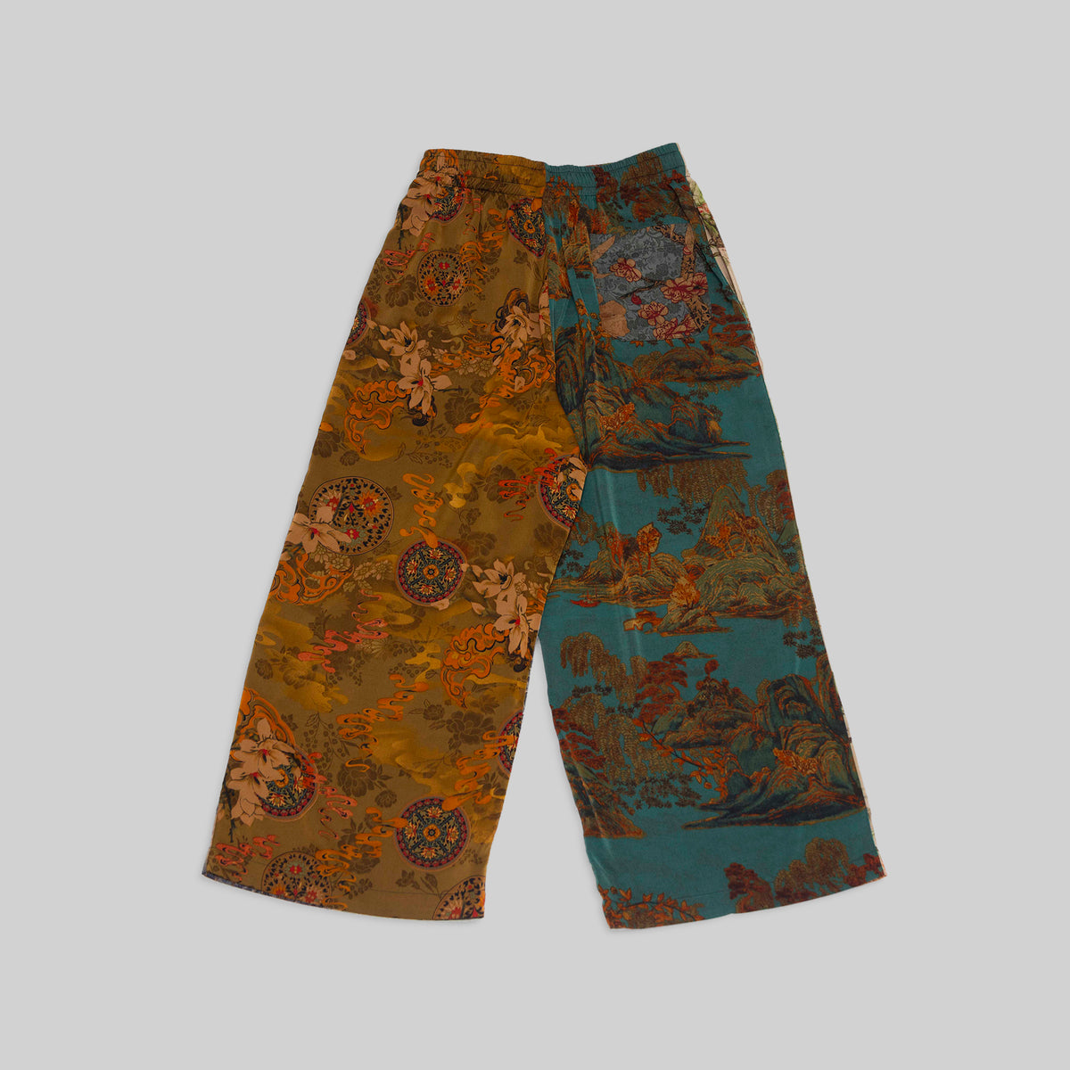 Silk Wide Leg Pants
