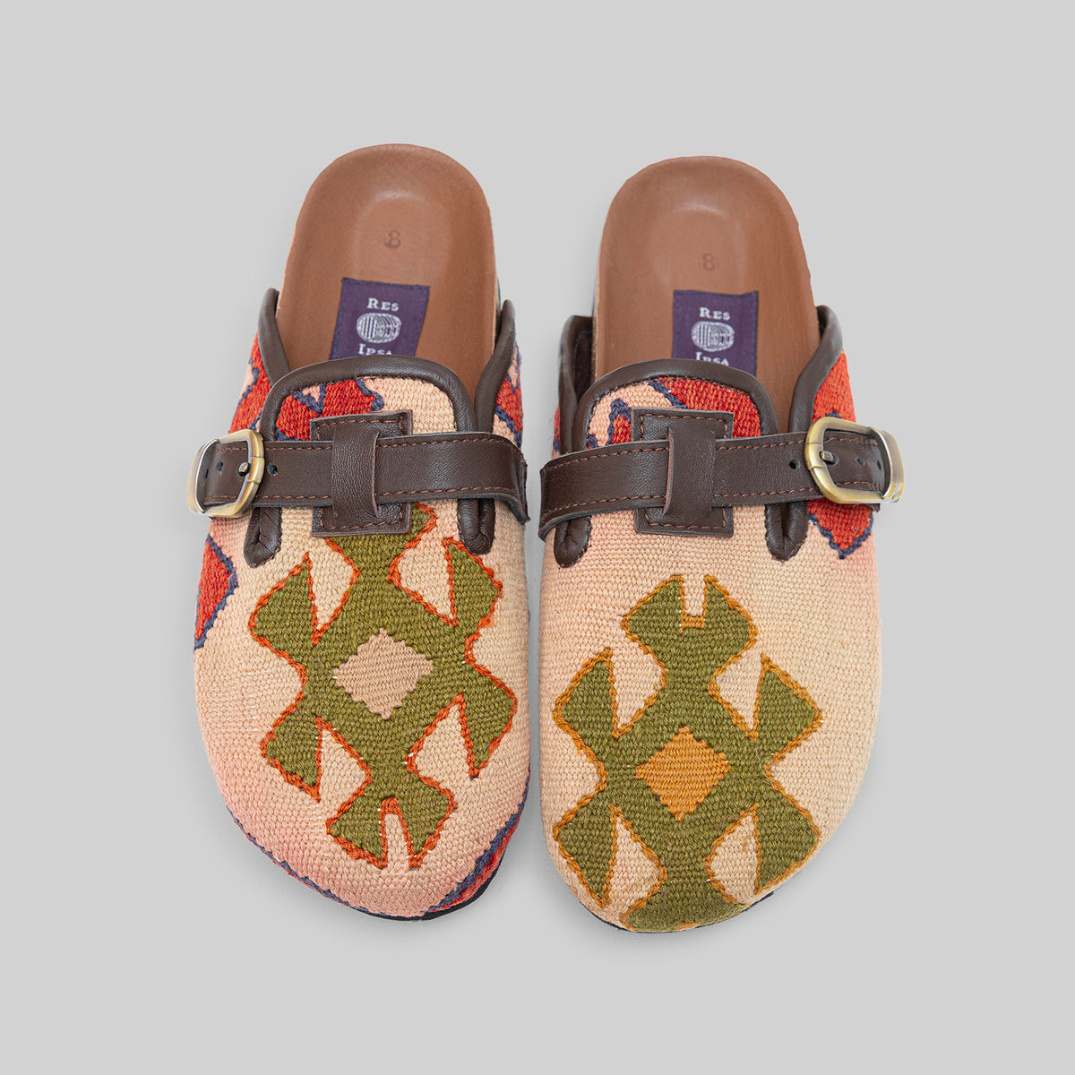Women's Kilim Clog Size 38