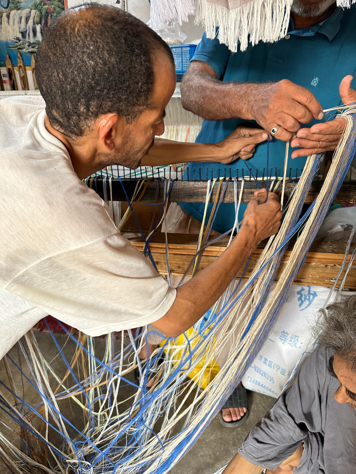 Handwoven Beige Workshirt