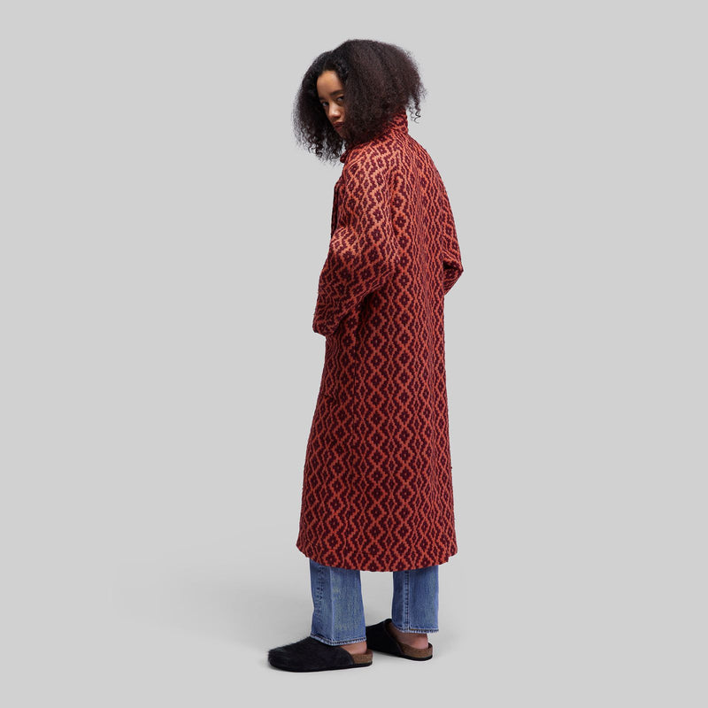 Manteau tissé à la main