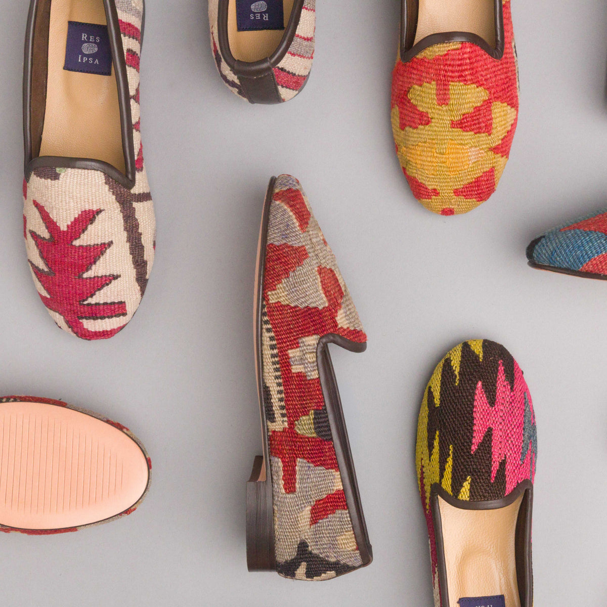 Mocassin Kilim pour femme, pointure 38