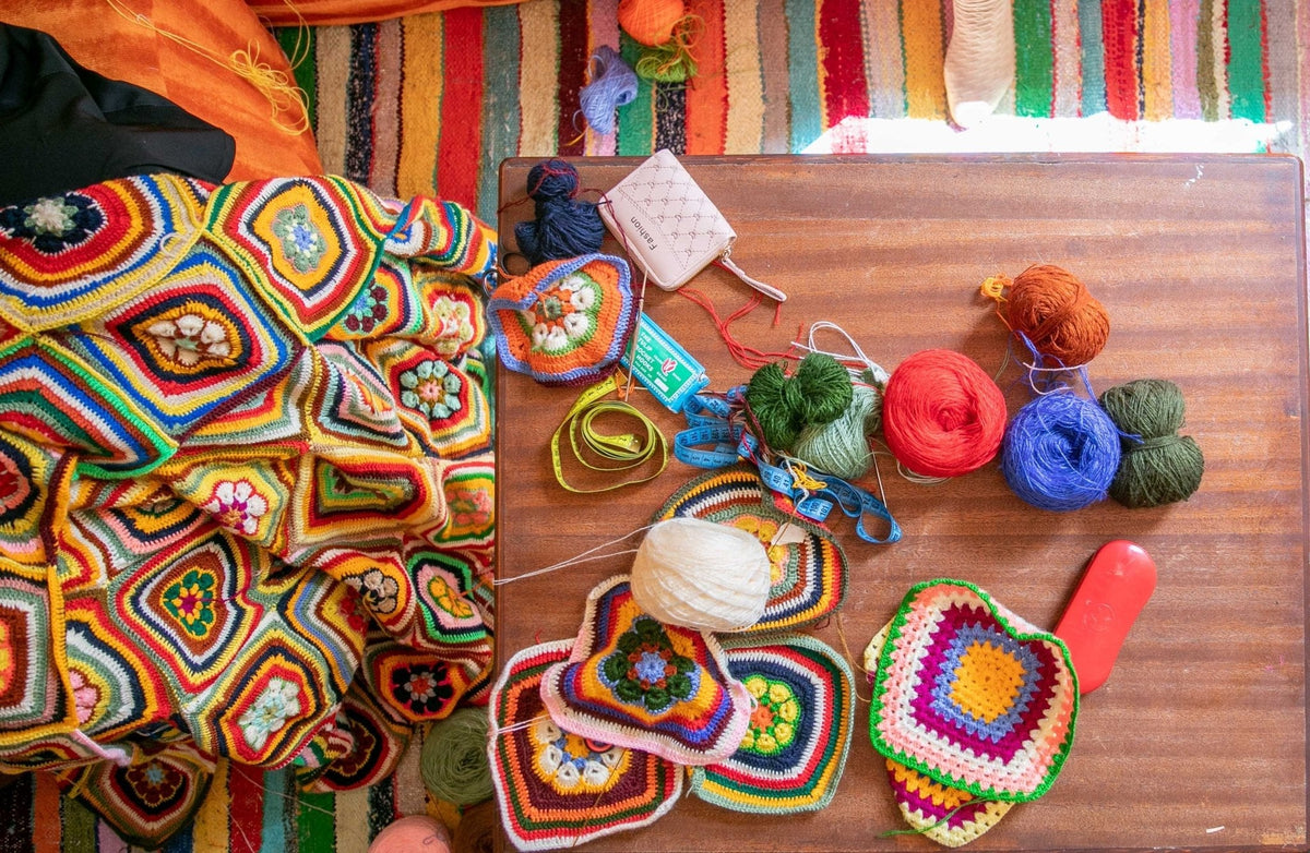 Sweat à capuche en crochet