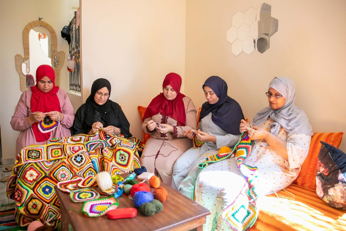 Sweat à capuche en crochet