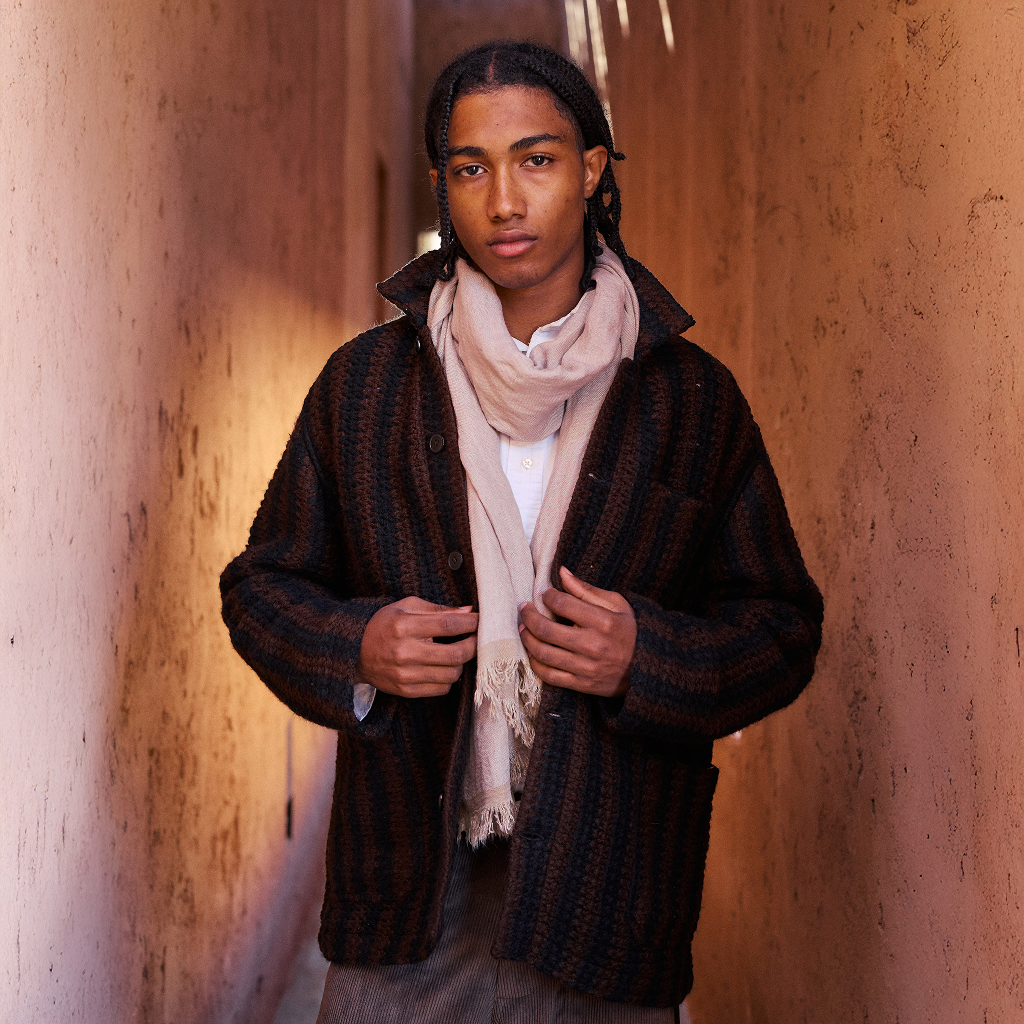 chemise de travail au crochet