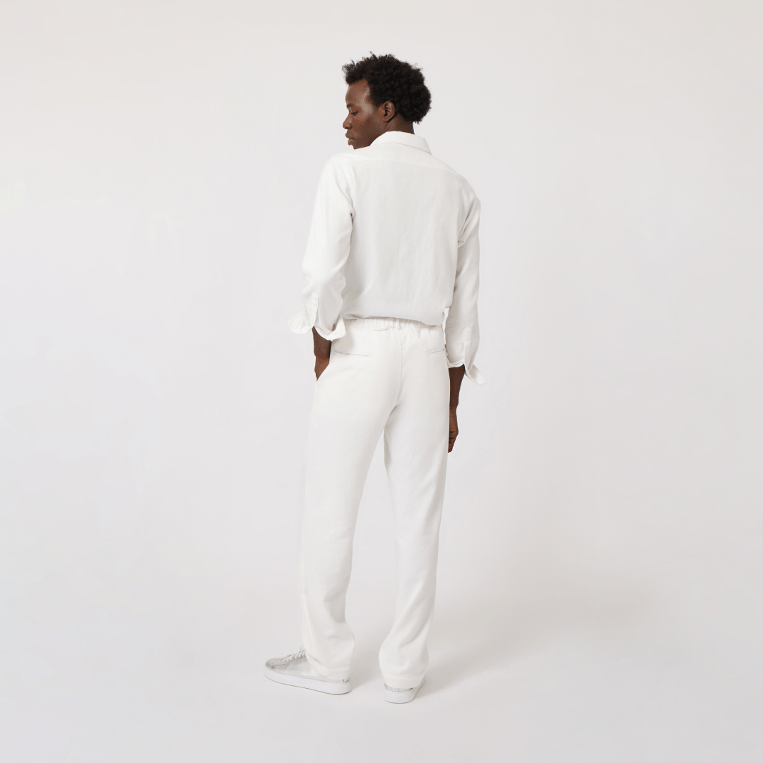 Handwoven White Pants