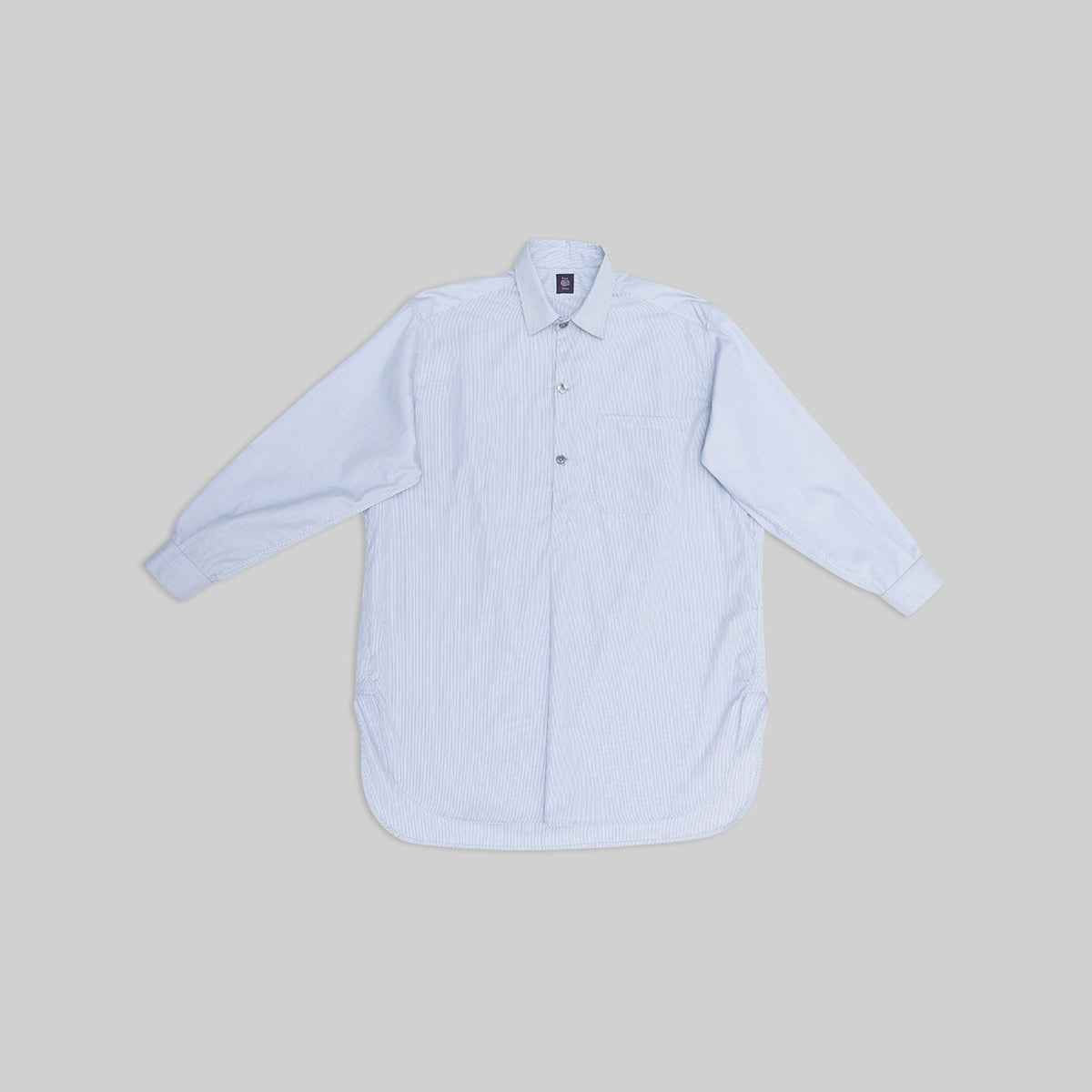 Chemise longue en popeline